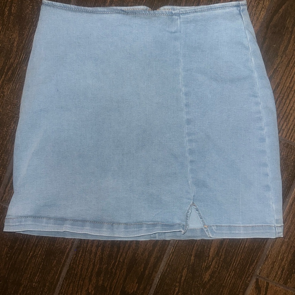 Wild Fable Light Blue Mini Skirt